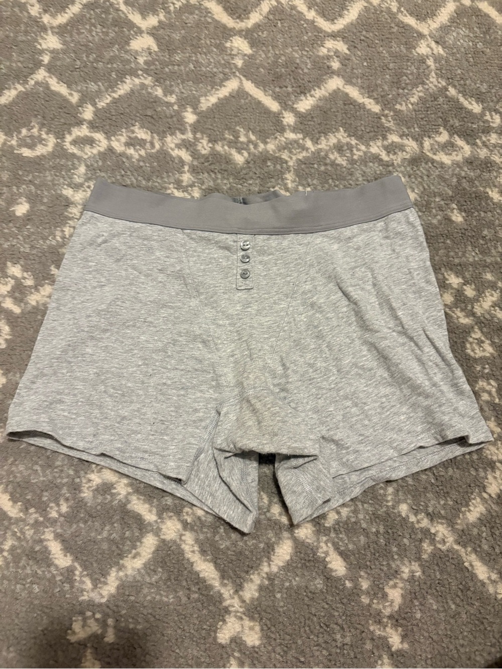 aerie Gray Lounge Boxer Shorts